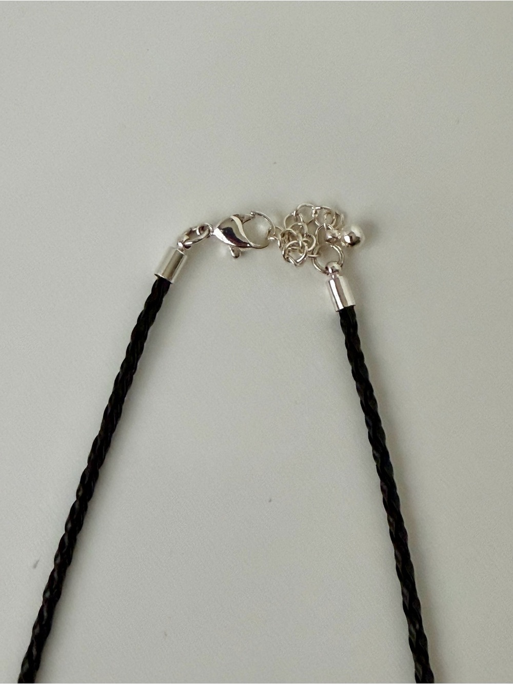 Silver Tone Jewelry Set Necklace &  Earrings Boho Pendant Turquoise  Speckle - Picture 5 of 5